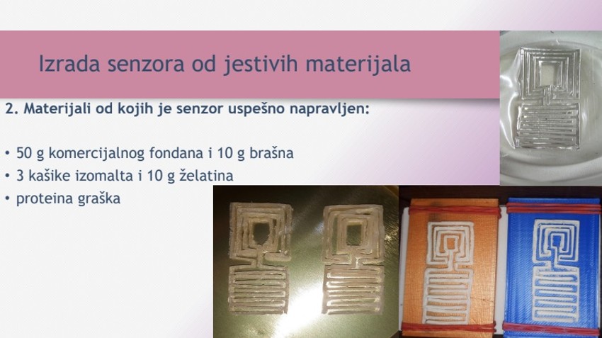 Senzori od jestivih materijala