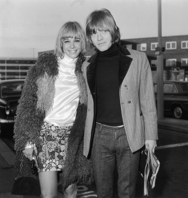 Brian Jones i Anita Pallenberg w 1966 roku