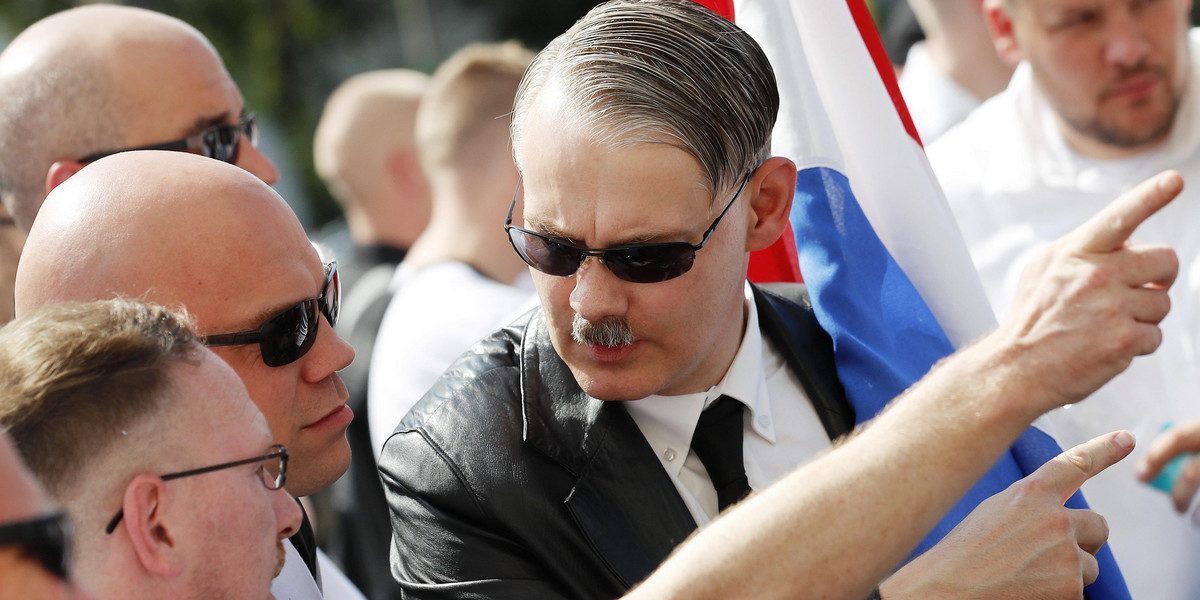 Demonstracja neonazistów w Berlinie