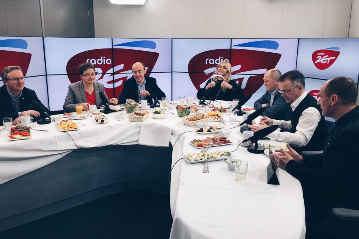 Politycy w studiu Radia ZET