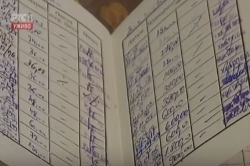 Knjižica sa svim registrovanim uplatama