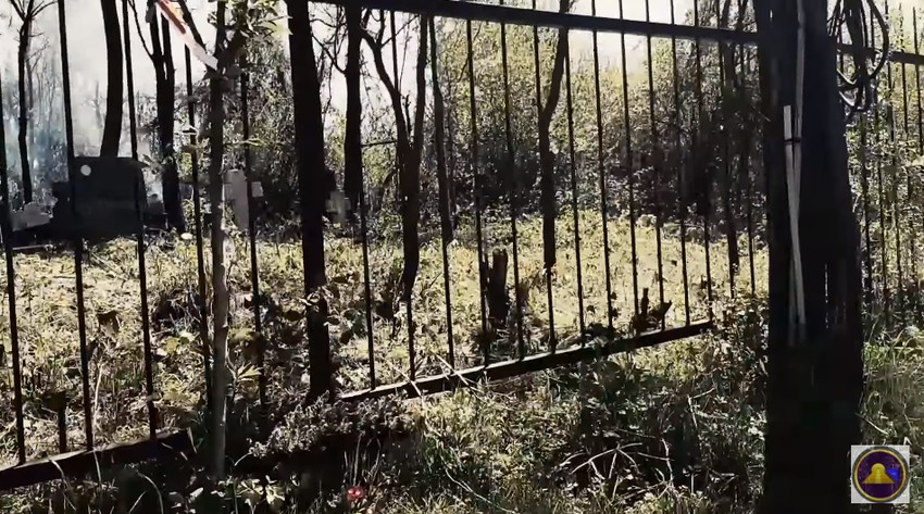 Posle nekoliko sati sređivanja, spomenici su krenuli da se pojavljuju iz šiblja koje je raslo više od pet decenija