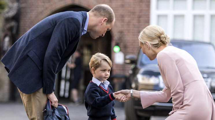 György herceg iskolába megy / Fotó: MTI