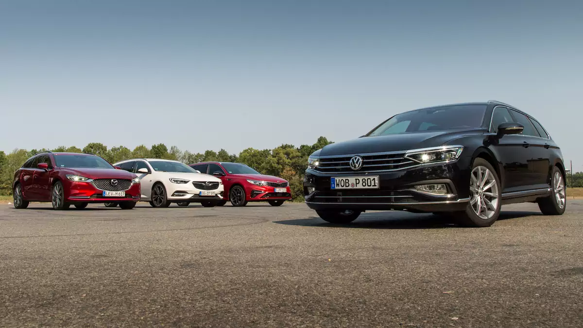 Nowy Volkswagen Passat kombi kontra Mazda 6, Kia Optima i Opel Insignia - czy nadal jest najlepszym wyborem?