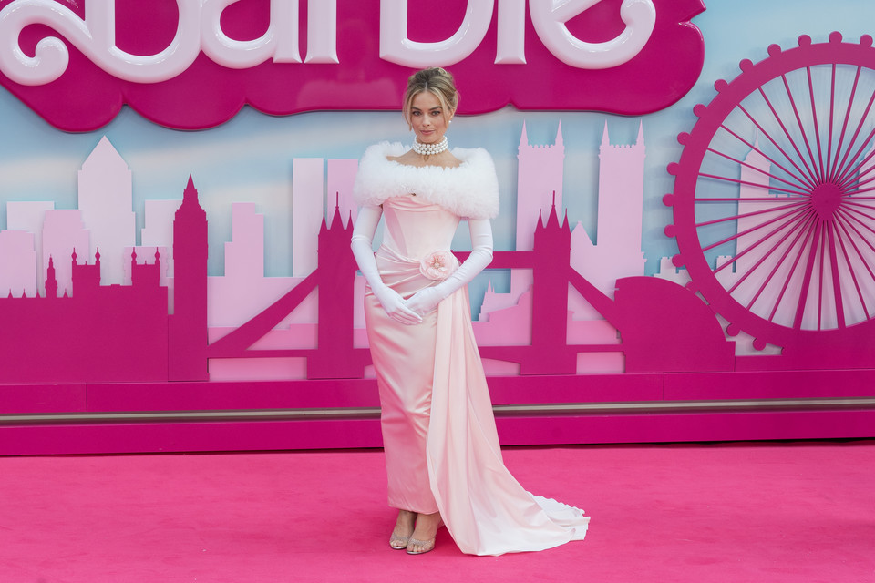 Margot Robbie na premierze filmu "Barbie"