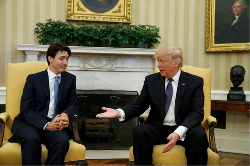 Džastin Trudo i Donald Tramp