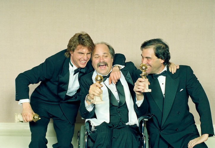Nagrodzony Złotym Globem Tom Cruise, Ron Kovic i Oliver Stone