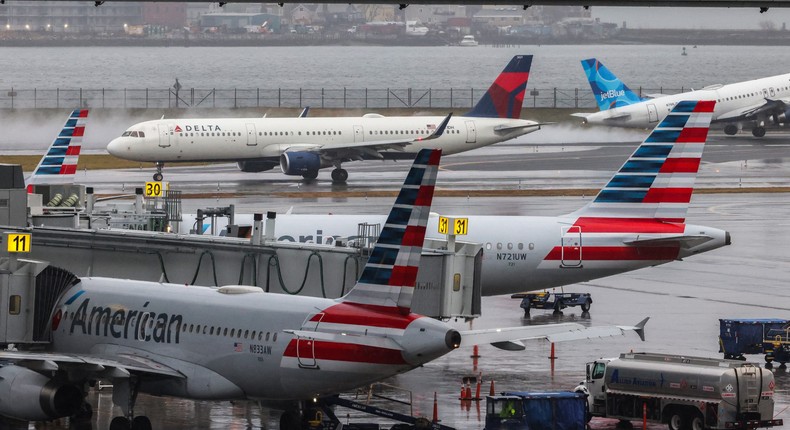 Major airlines said they were capping fares and waiving change fees in response to Hurricane Milton.CHARLY TRIBALLEAU/AFP/Getty Images