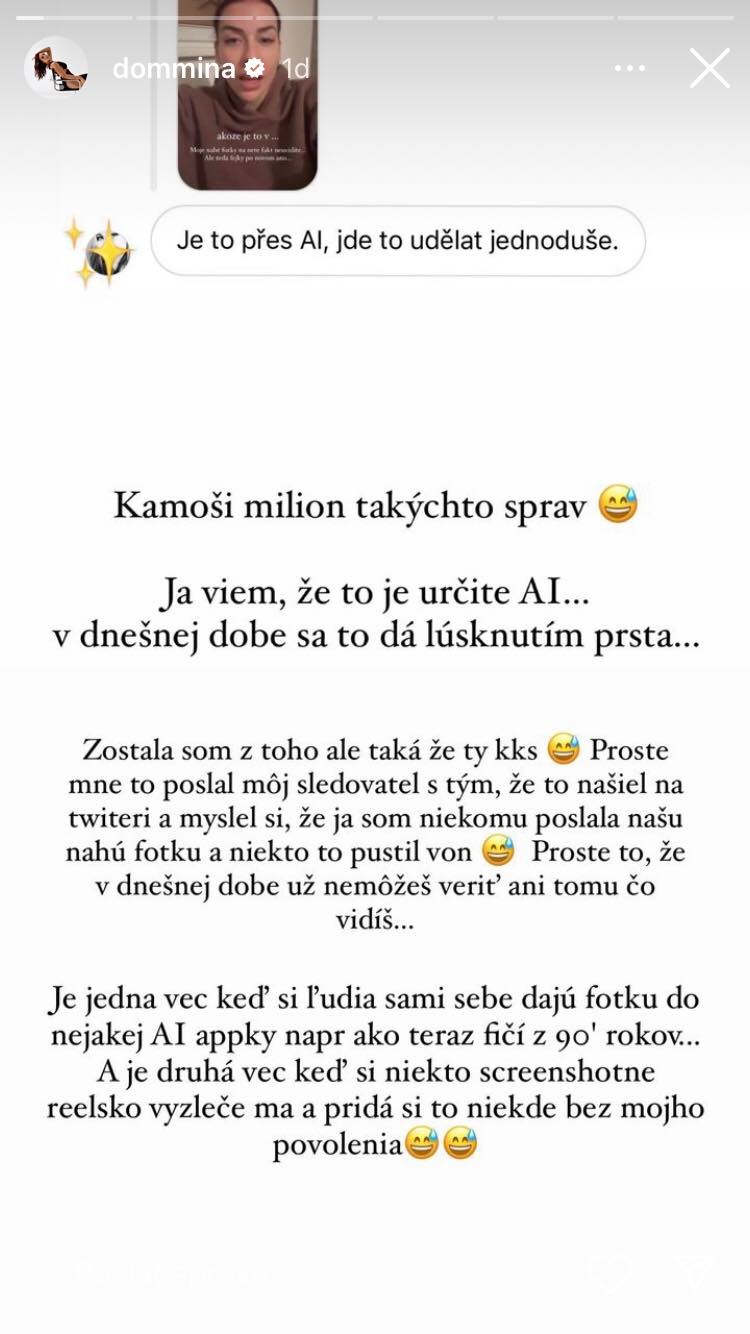Po internete kolujú falošné zábery bývalej farmárky Natálie Lopašovskej a účastníčky šou Survivor Dominiky Šimovej.