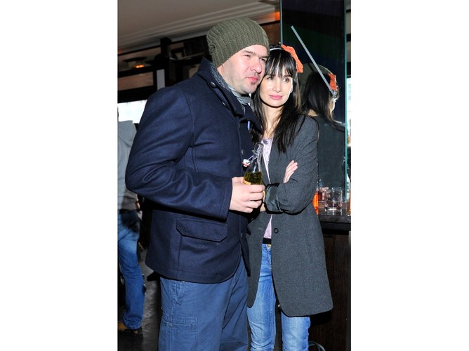 Polskie gwiazdy, które żyją bez ślubu i mają dzieci: Viola Kołakowska i Tomasz Karolak.