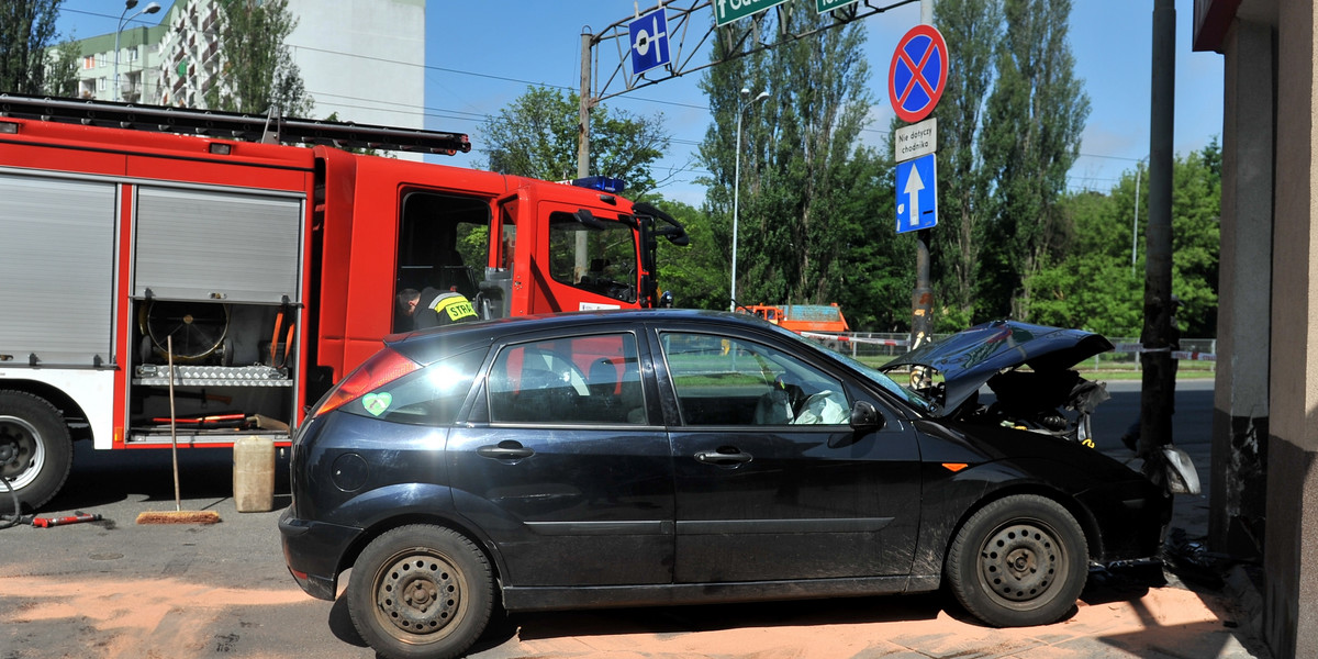 Wypadek na ul. Zgierskiej