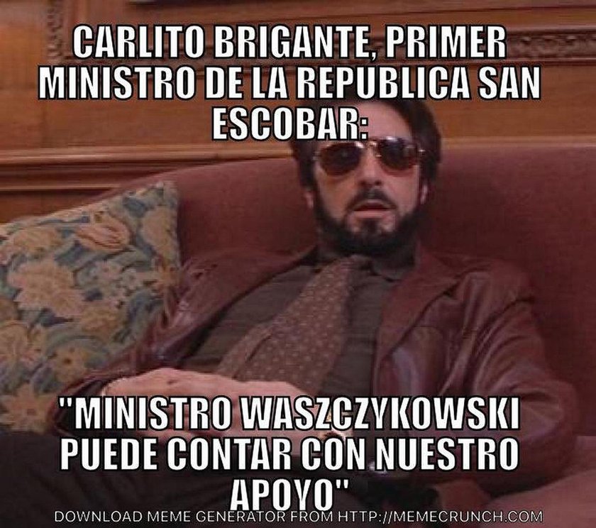 Waszczykowski i "San Escobar". Internauci kpią. MEMY