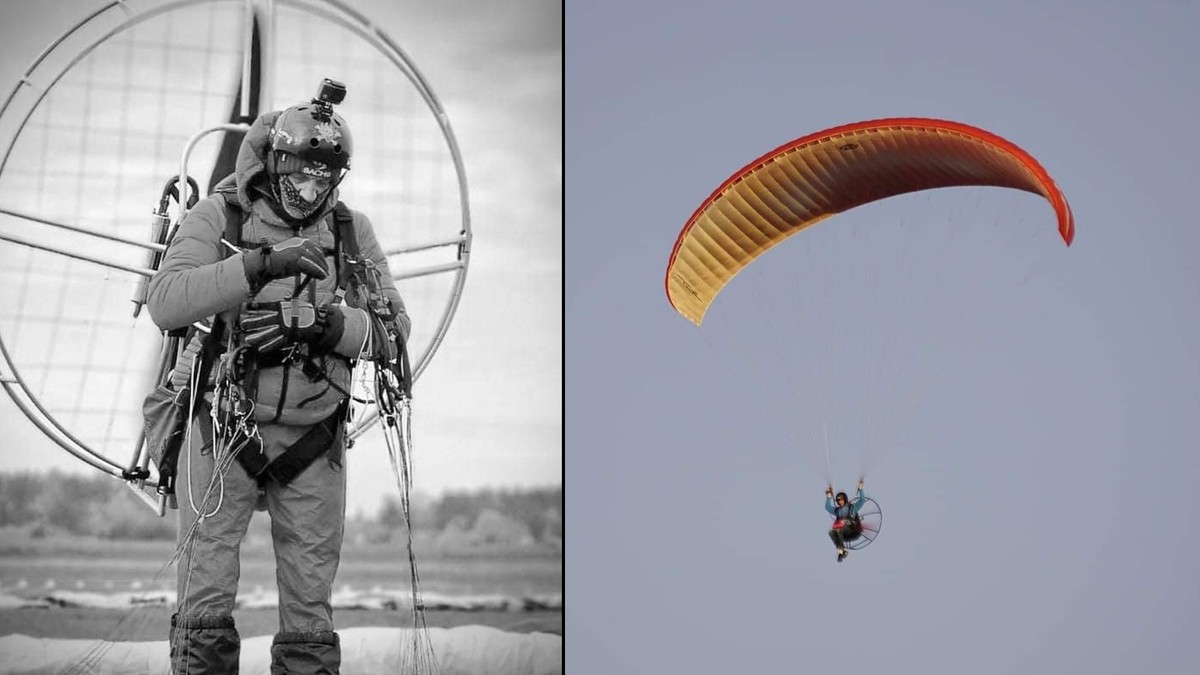 Bartek wzbił się paralotnią w niebo. Wtedy rozegrał się dramat. 