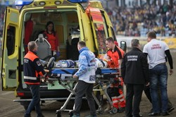 Doyle karetką zabrany z toru w Gorzowie. Koszmarny wypadek mistrza świata