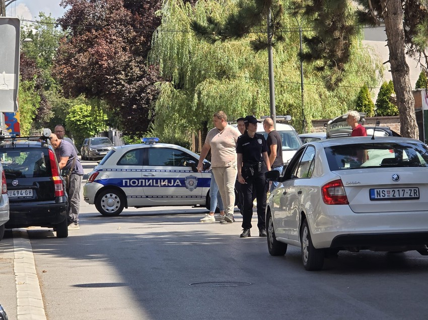 Radnik pao sa bandere u Novom Sadu