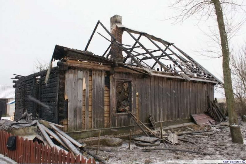 Młody mężczyzna spłonął we własnym domu. Foto