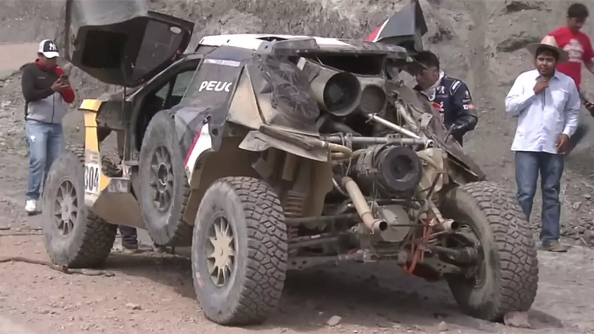 Dakar 2017 - wypadek Carlosa Sainza