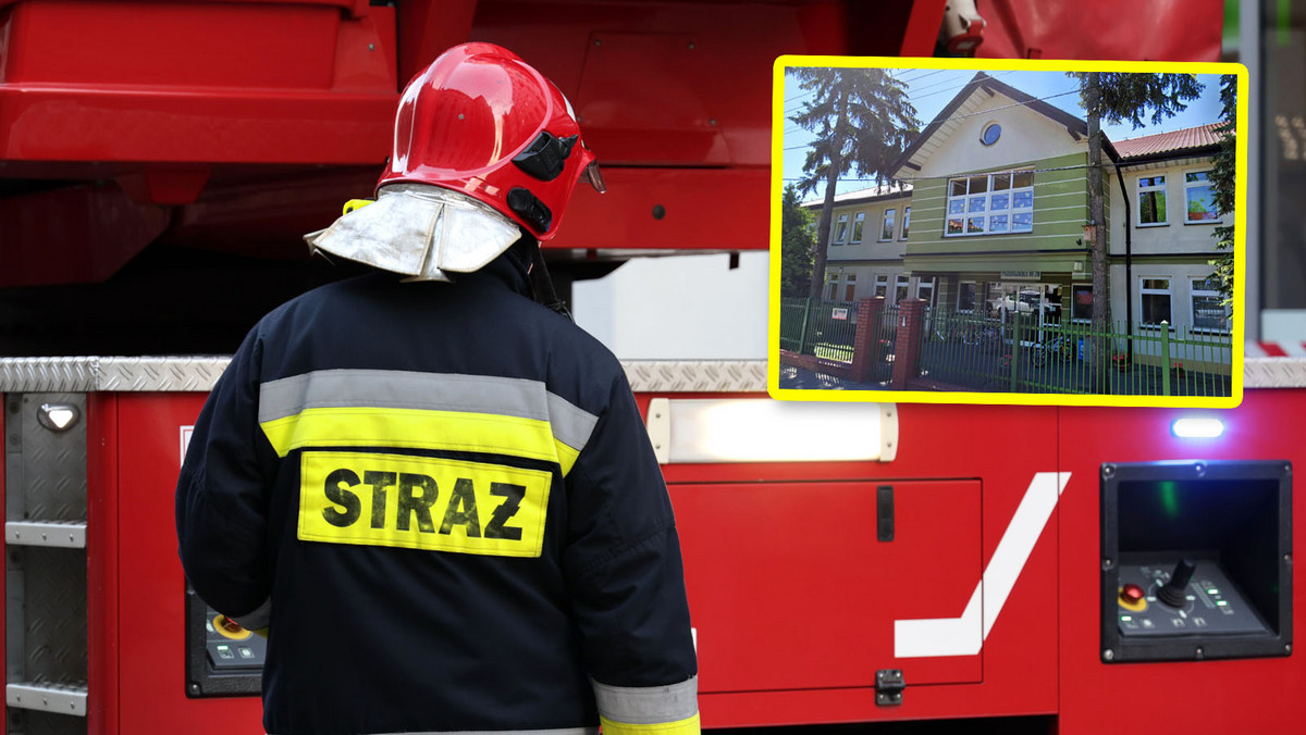 Pożar przedszkola w Warszawie. Ewakuowano 130 osób, jedna jest ranna