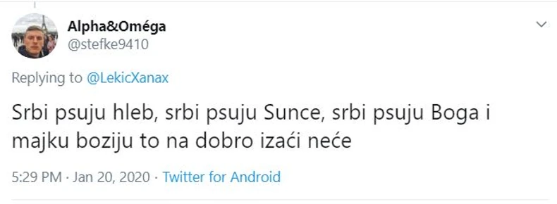 Neprijatna situacija je neizbežna