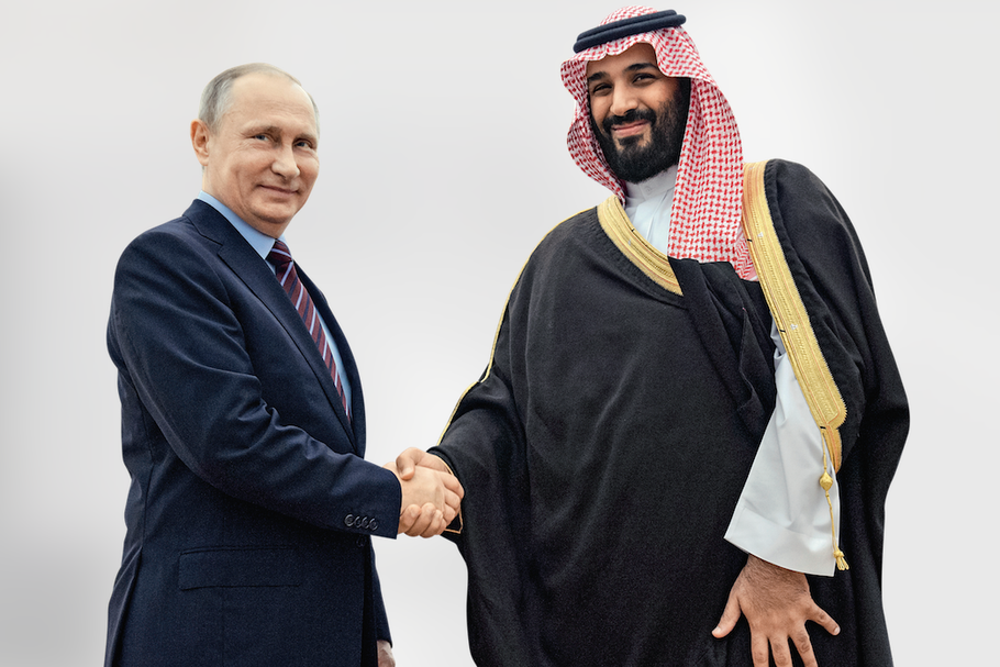 Saudyjski książę Muhammad ibn Salman potrzebuje wyższych cen do sukcesu IPO Saudi Aramco. To nie jest na rękę putinowskiej Rosji