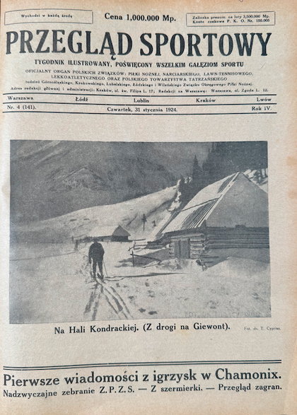 Okładka „PS” z 31 stycznia 1924 r.