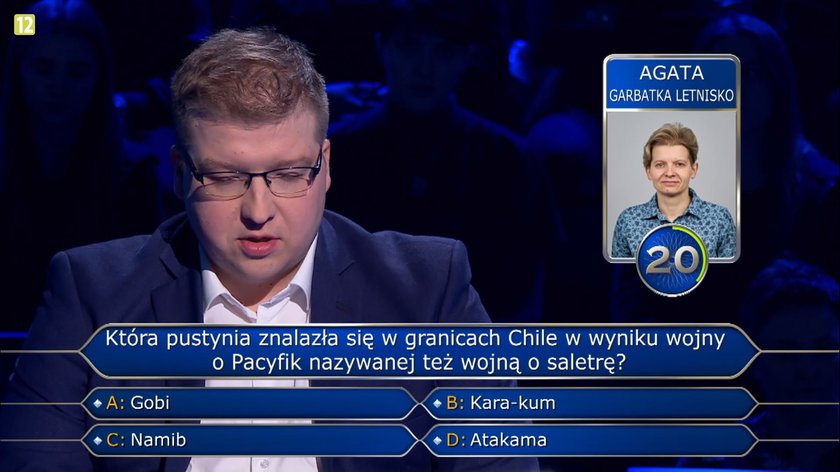 Piotr Szczechula poległ na pytaniu o pustynię