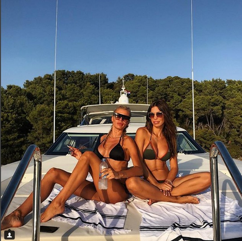 Sandra Obradović sa Oljom Crnogorac