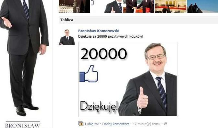 Prezydent wygłupił się na Facebooku