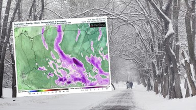 W poniedziałek wraca zima. Spadnie śnieg, pojawi się mróz, a nawet przejdą burze