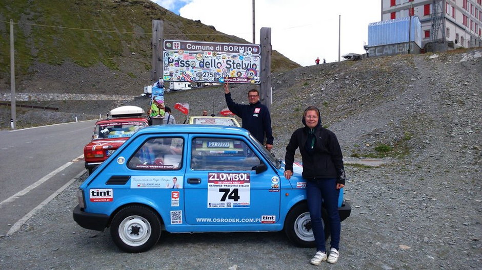 My i nasz maluch na Passo dello Stelvio