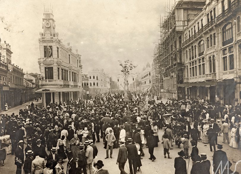 Karnawał na ulicach Rio w 1932 r.