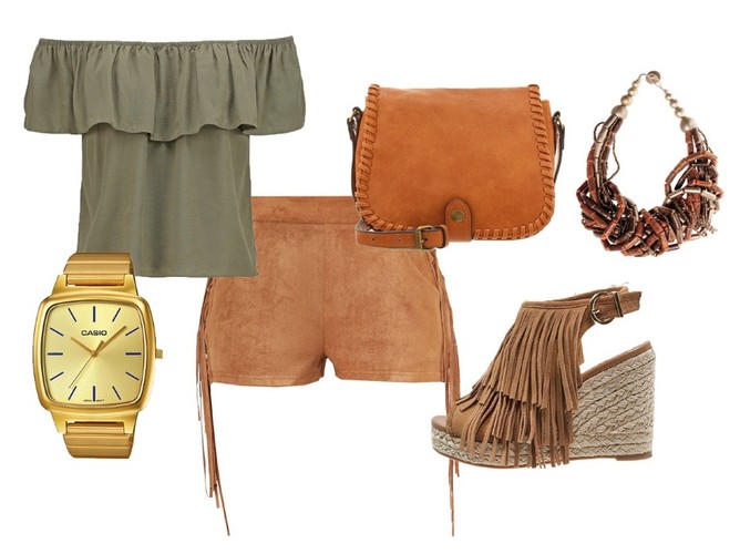 Odkryte ramiona. STYLIZACJE