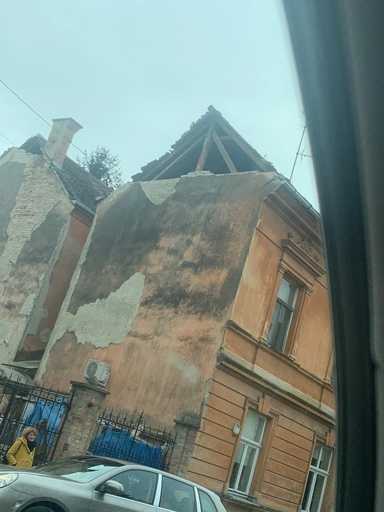 Kuća Nikoline Pišek posle zemljotresa u Zagrebu