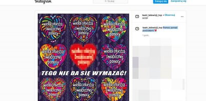 Teatr Telewizji TVP wsparł WOŚP. Po chwili stało się to