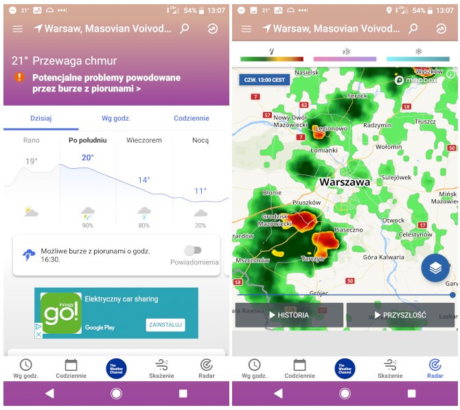 Gdzie Jest Burza W Polsce Aplikacje I Radary Burz Online