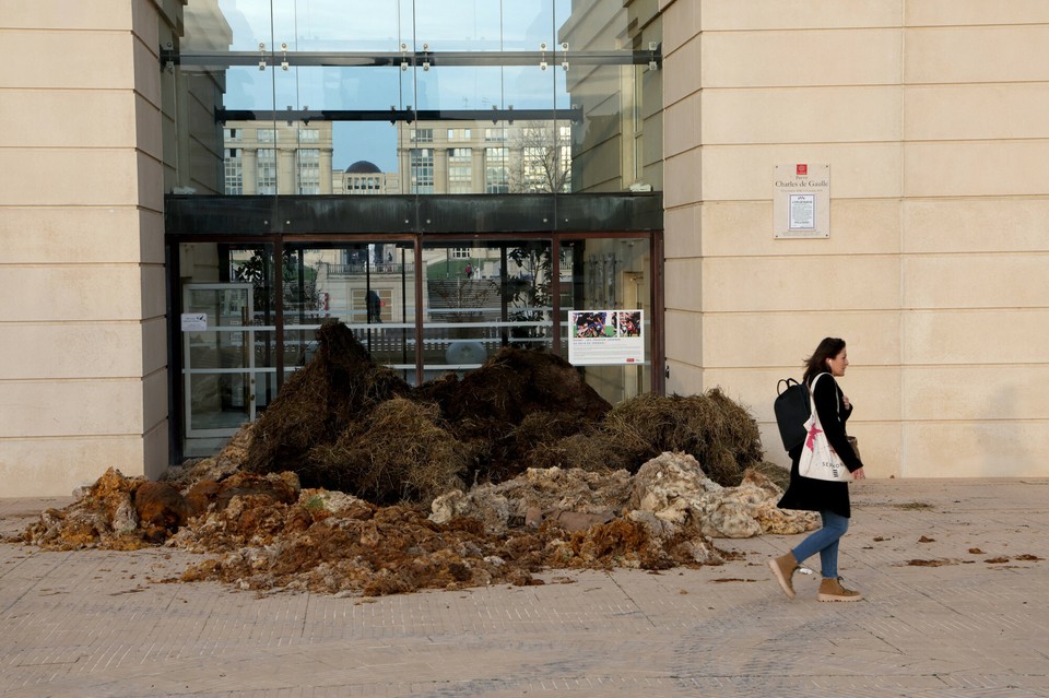 Protest rolników w Brukseli