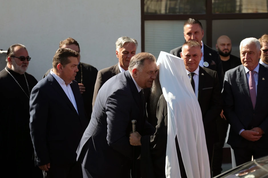 Patrijarh Porfirije i Milorad Dodik