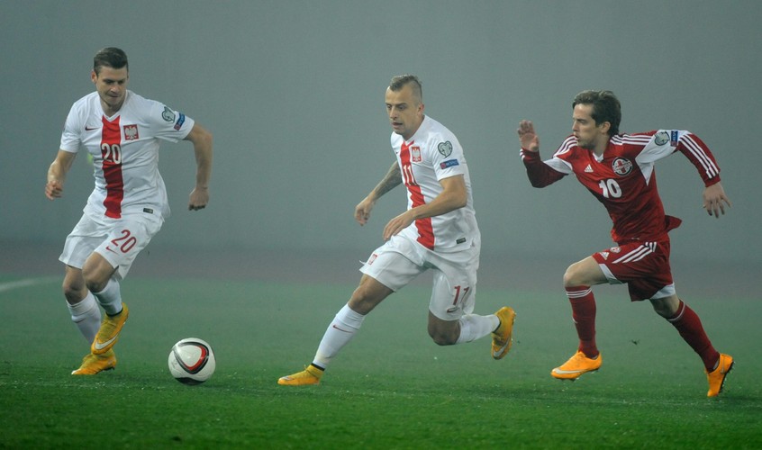 Nokaut w Tbilisi. Gruzja na deskach po golach Glika, Krychowiaka, Mili i Milika