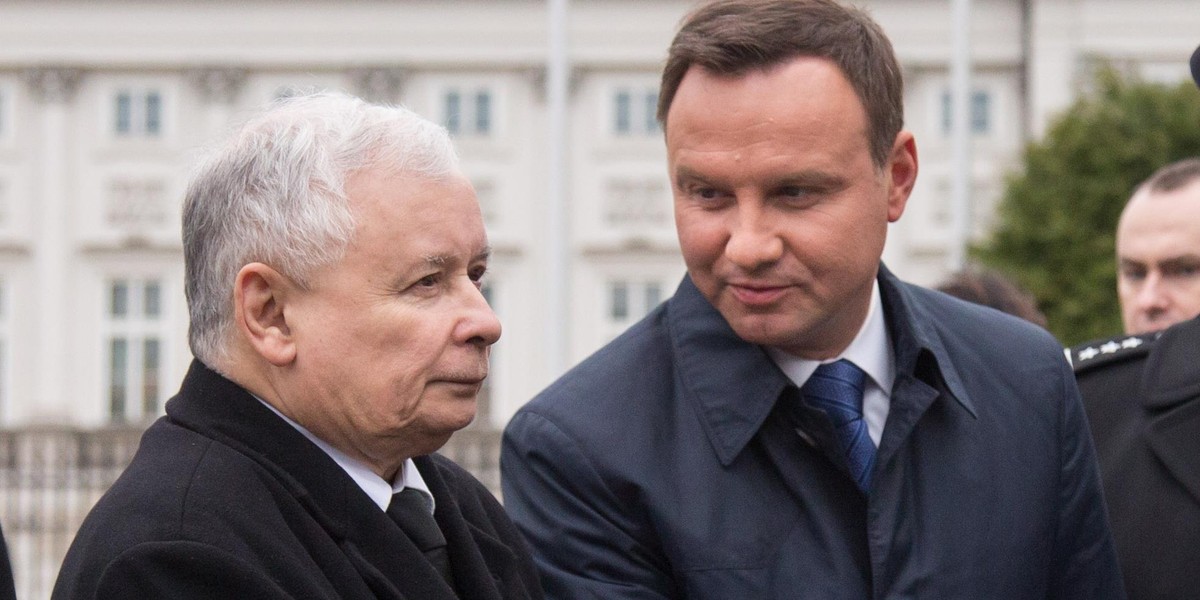 Andrzej Duda i Jarosław Kaczyński