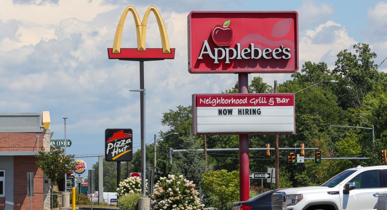 Fast-food franchisees in California are raising prices to offset the state's new $20 wage. Paul Weaver/SOPA Images/LightRocket via Getty Images