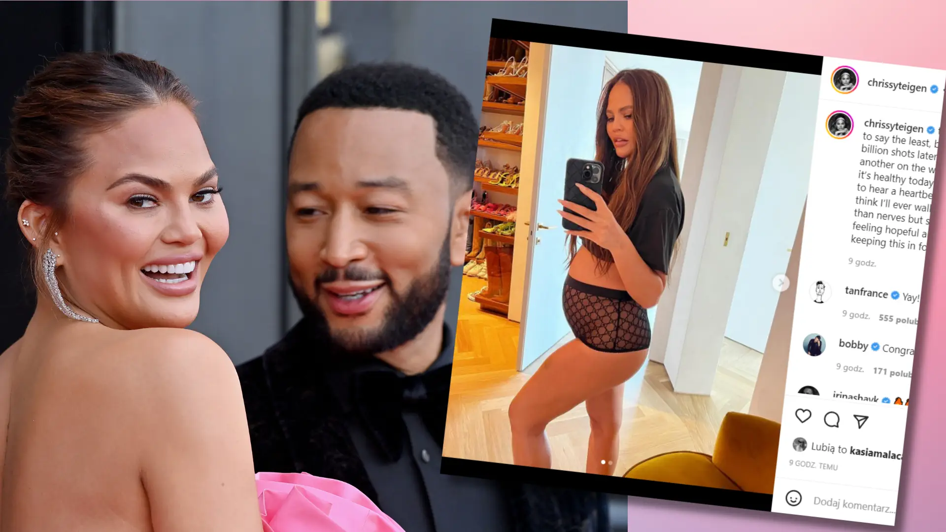 Chrissy Teigen i John Legend spodziewają się "tęczowego dziecka". Wyjaśniamy, co to oznacza