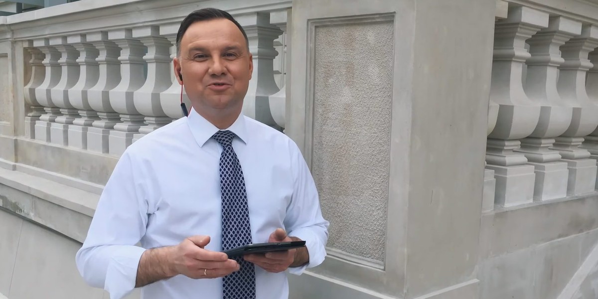 Prezydent Andrzej Duda zajął drugie miejsce w rankingu YouTube'a najczęściej oglądanych wideo.