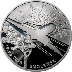 Smoleńska moneta z lotniczym błędem