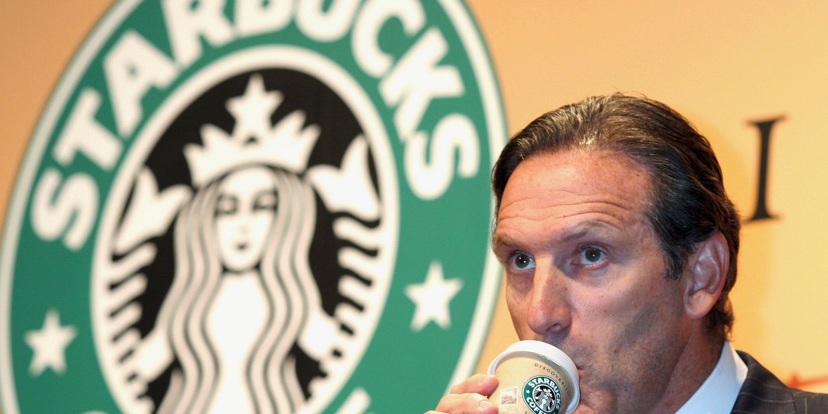 Starbucks CEO Howard Schultz