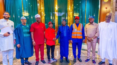 President Tinubu meets with Organised Labour and other government officials [Presidency]