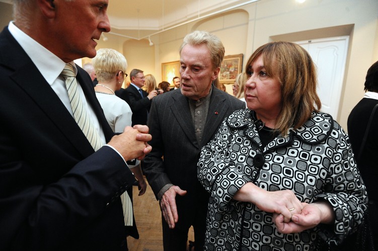 Daniel Olbrychski z żoną Krystyną Demską