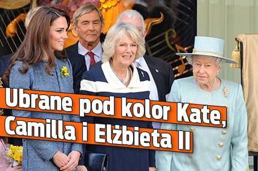 Ubrane pod kolor Kate, Camilla i Elżbieta II