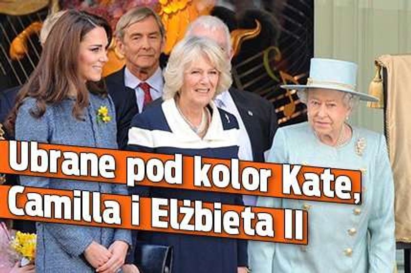 Ubrane pod kolor Kate, Camilla i Elżbieta II