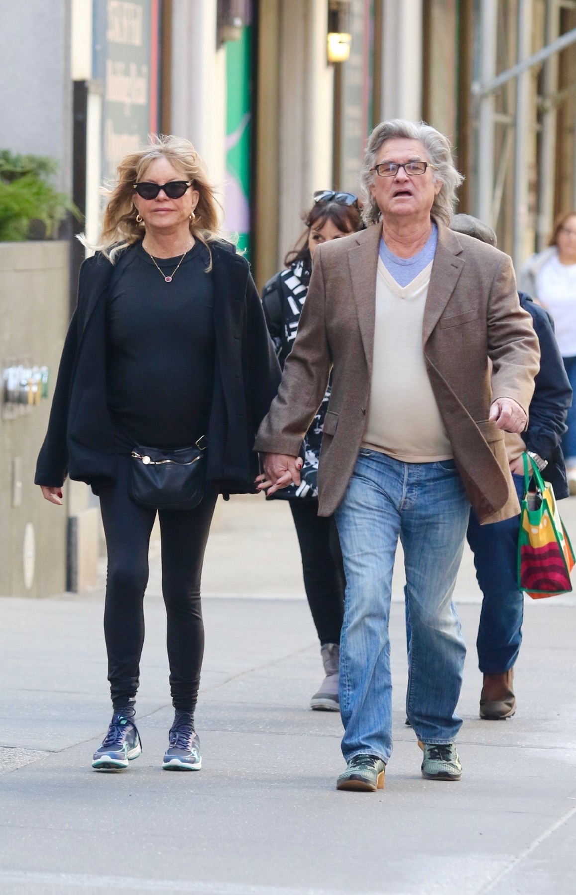 Americká herečka Goldie Hawn s dlhoročným partnerom Kurtom Russellom.