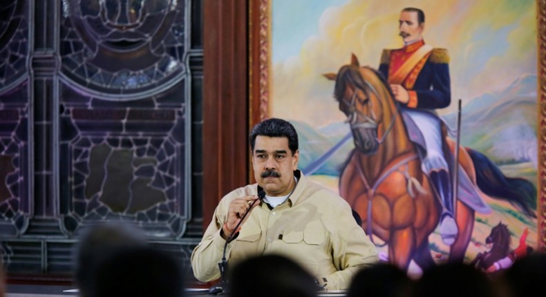 Venezuela's President Nicolas Maduro who says military personnel have been jailed in recent months for plotting against him